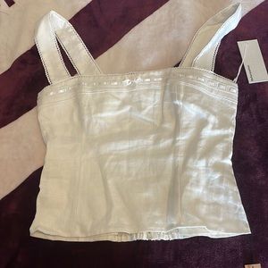 Reformation Eloise Linen Top